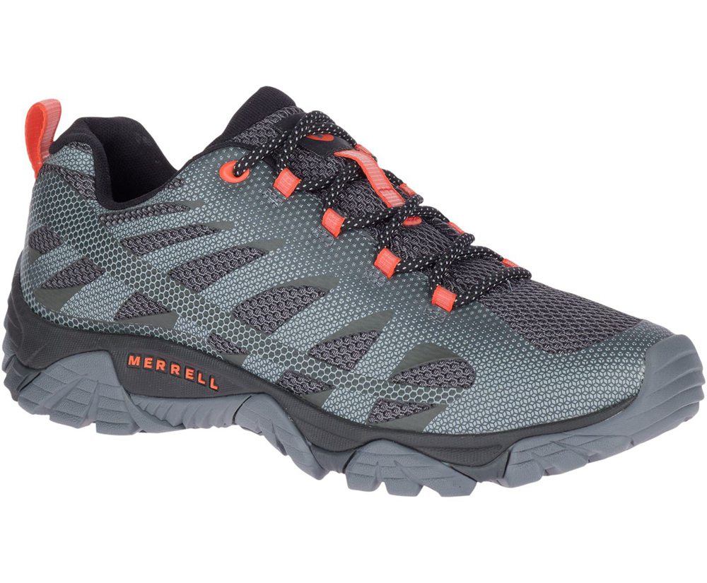 Buty Trekkingowe Merrell Męskie Szare - Moab Edge 2 Wide Width - 142690-RUH